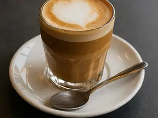 Cortado en la carta de Lunzar Bar Alicante